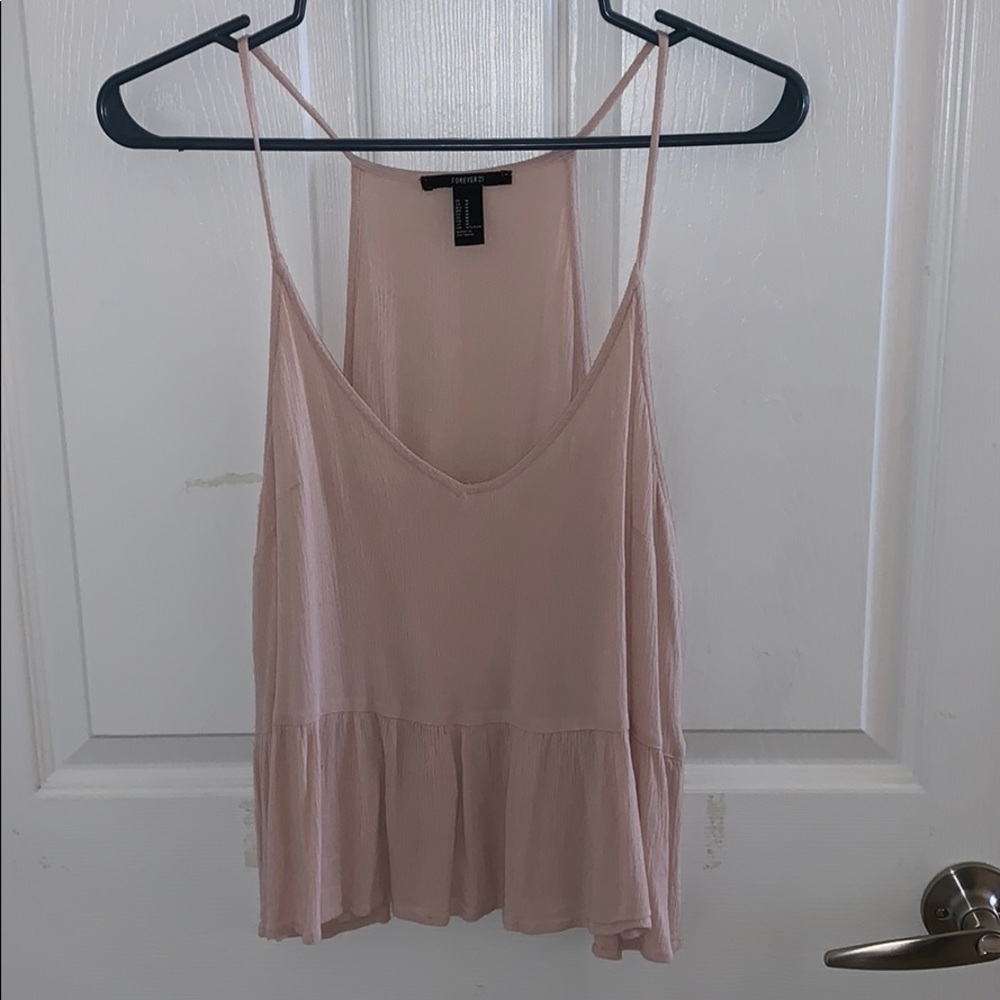 Pale pink tank top